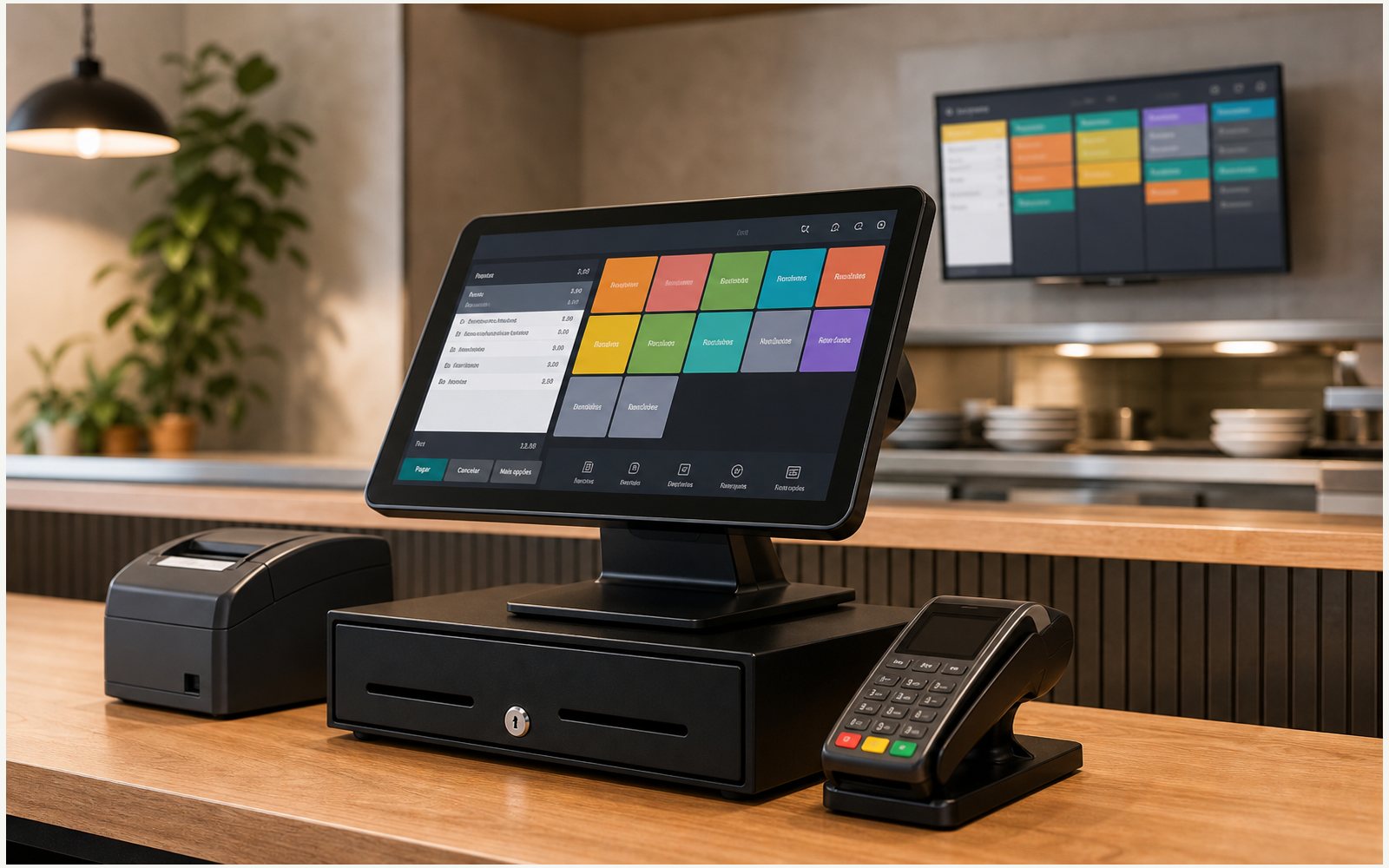 POS com solução WinREST para restauração
